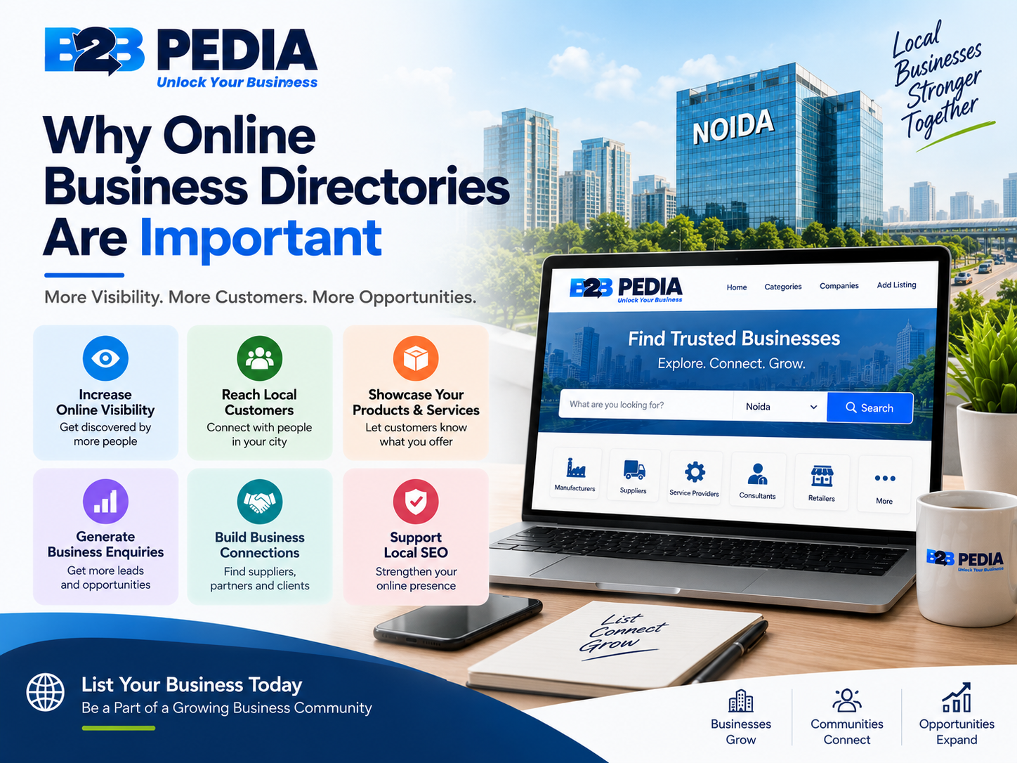 Why Online Business Directories Are Important for Small Businesses in Noida